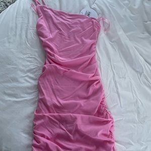Pink Tight Mini Dress